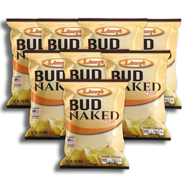 Limye’ Bud Naked Potato chips, Healthy Kosher Certified Snacks Variety packs - Salted Chips, No Artificial Flavors, Vegan Gluten Free Chips